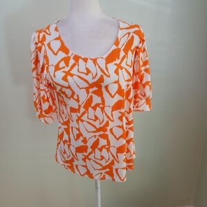 2/$15 CeCe Short Sleeve Pullover Top